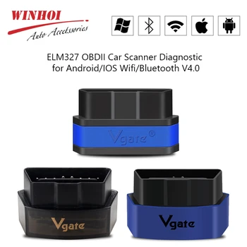 

ELM327 OBD2 Wifi/Bluetooth V4.0 Vgate iCar 2/3/Pro Car Code Reader Diagnostic Tool Car Scanner for Android/IOS OBD2 Scanner