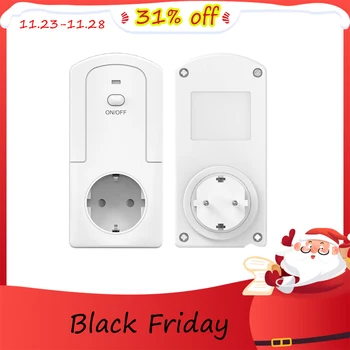 

Smart WiFi Plug Remote Control Thermostat & Humidistat with eWeLink App Timer Auto/Manual,Stat Feedback Function