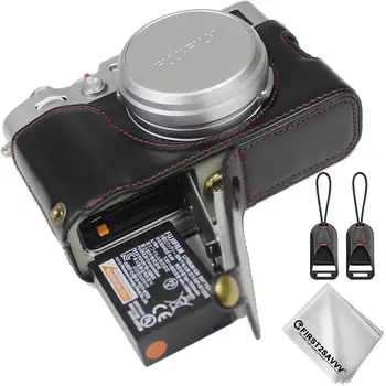 

PU Leather Half Camera Case Bag Cover for Fujifilm X100V