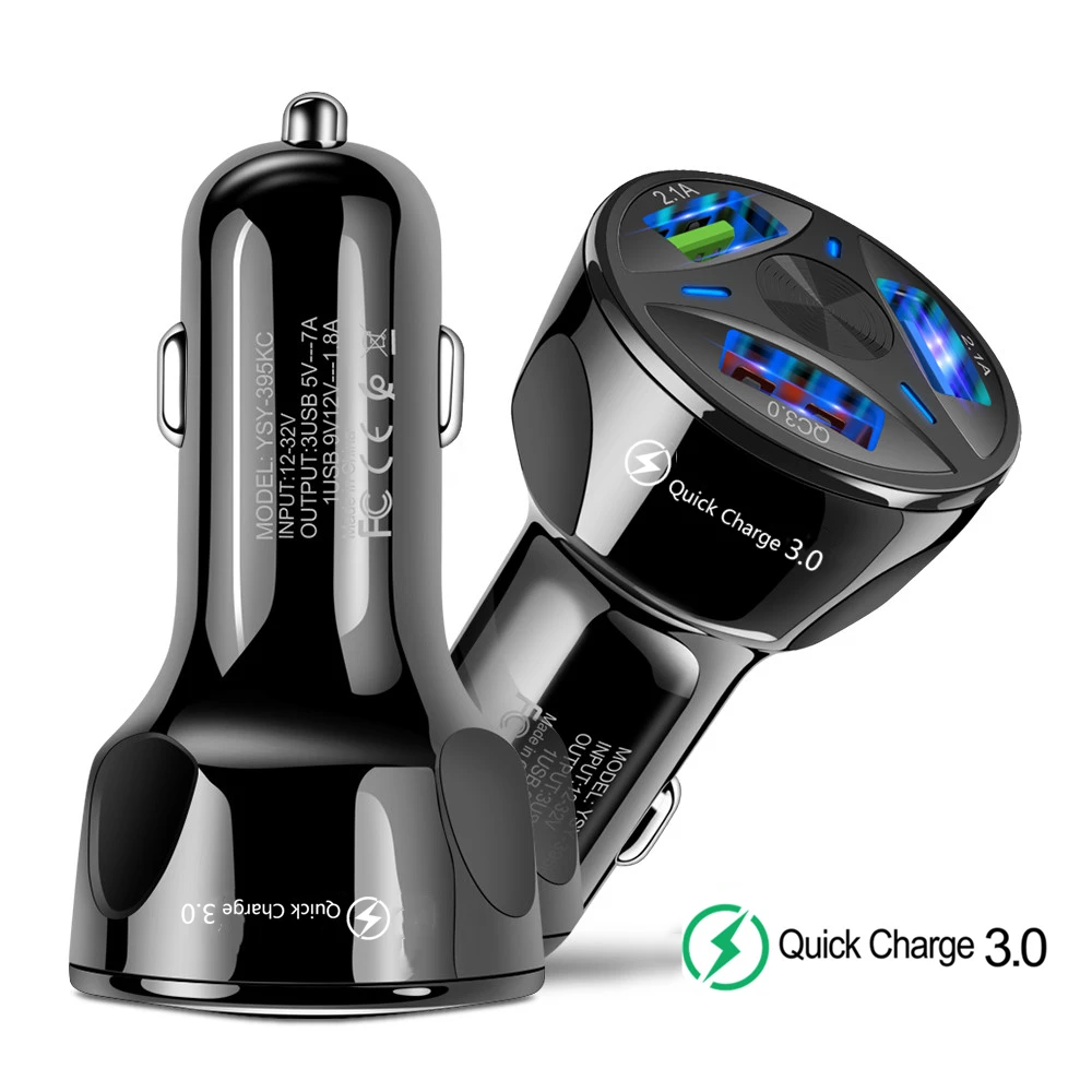 3 А Быстрая зарядка 4,0 3,0 USB Автомобильное зарядное устройство для iPhone 11 samsung S9 Xiaomi автомобильное зарядное устройство Быстрая QC 3,0 QC 4,0 зарядное устройство для мобильного телефона USB