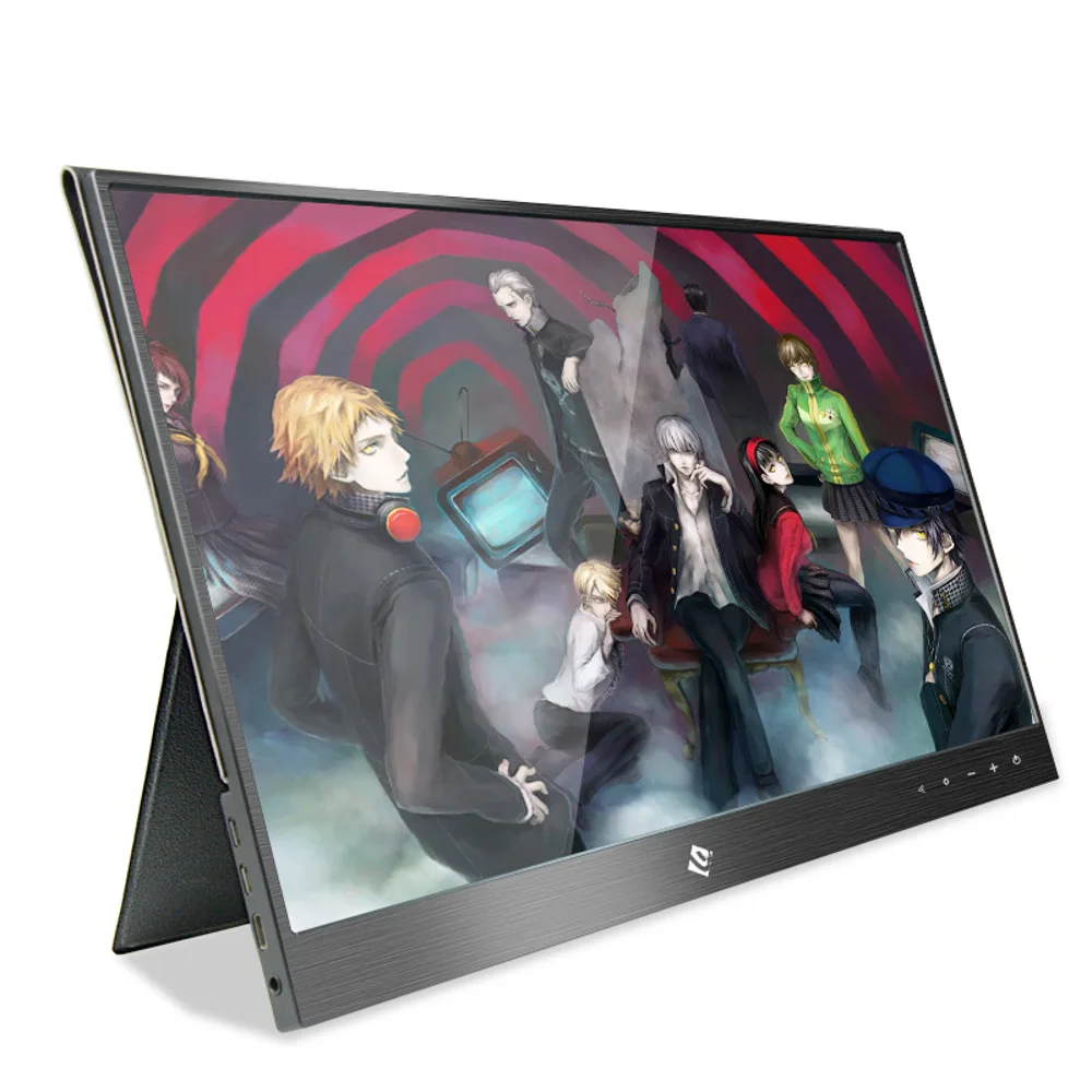 

Portable Monitor 1920x1080 HD IPS 13.3 Inch Display Computer LED Monitor with Leather Case for PS4/Xbox/Phone Tablet Laptop