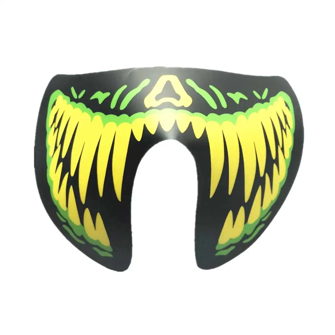 2 Luminous mask LED Luminous Flashing Face Mask Party Masks Light Up Dance Halloween Cosplay - Цвет: 2