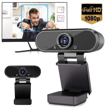 

Webcam 1080P, HD Webcam And Built-in HD Microphone 1920 x 1080p USB Plug To Play Webcam With CMOS Sensor Widescreen video