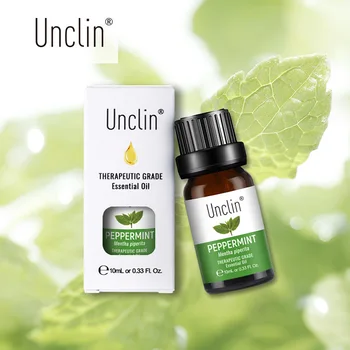 

Unclin 10ml Peppermint Plant Essential Oil Refreshing Massage Humidifier Orange Lemongrass Eucalyptus Aromatic Essential Oils