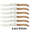 6 knives no box