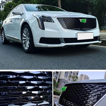 

CEYUSOT for diamond Car grille Cadillac XTS ABS Front Bumper black Grill separator Cover accessories new XTS Body kit 2018 19 20