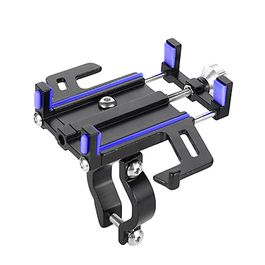 Велосипедный держатель для мобильного телефона из алюминиевого сплава, фиксированный телефон, gps кронштейн для езды, прочный регулируемый велосипедный держатель для мобильного телефона