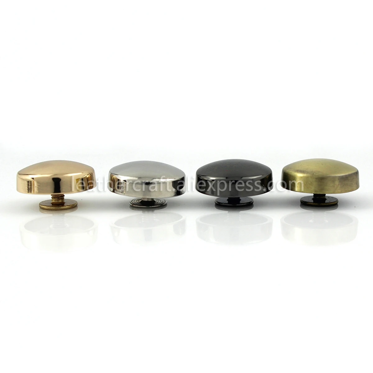 Description Picture 5 of item4pcs Metal Round Screw Back Rivets Studs Nail Stud for Garment Leather Craft Belt Bag Wallet Decoration Hardware 16mm