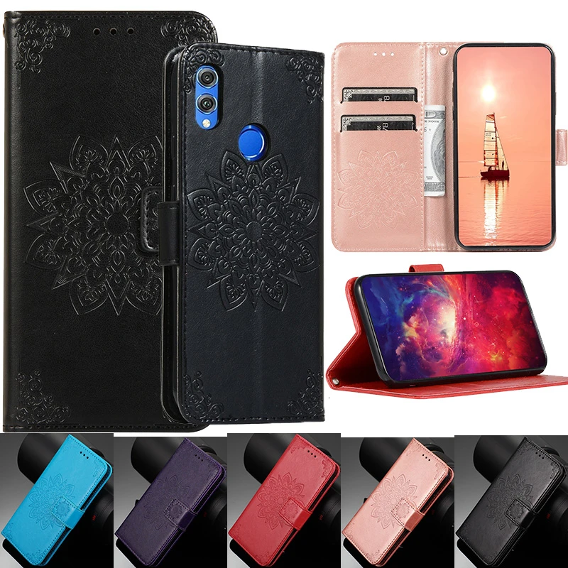 

Luxury Leather Wallet Case For Huawei Honor 10 Lite Cases Flowers Magnetic Flip Cover For Honor10 Lite Phone Bags Card Slot Book