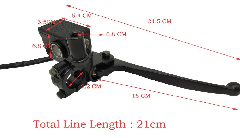 A128 для Yamaha 125cc YBR 125r YBR125R мотоцикл передний ручной тормоз тормозной рычаг тормозной суппорт главный насос Универсальный 7/" 22 мм