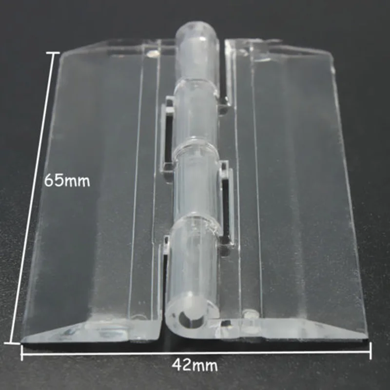 

10x Transparent Acrylic Plastic Hinges Box Piano Acrylic Hinge 25/30/45/65/100mm