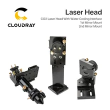 Cloudray CO2 лазерная головка набор с водяным охлаждением интерфейс Зеркало Dia. 30/диаметр объектива. 25 FL 63,5 и 101,6 интегративный держатель