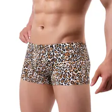 Soutong, мужское нижнее белье, боксеры, шорты, принт, шелк льда, прозрачный Гладкий, дышащий, U выпуклый дизайн, Cueca, боксеры, сексуальные трусы