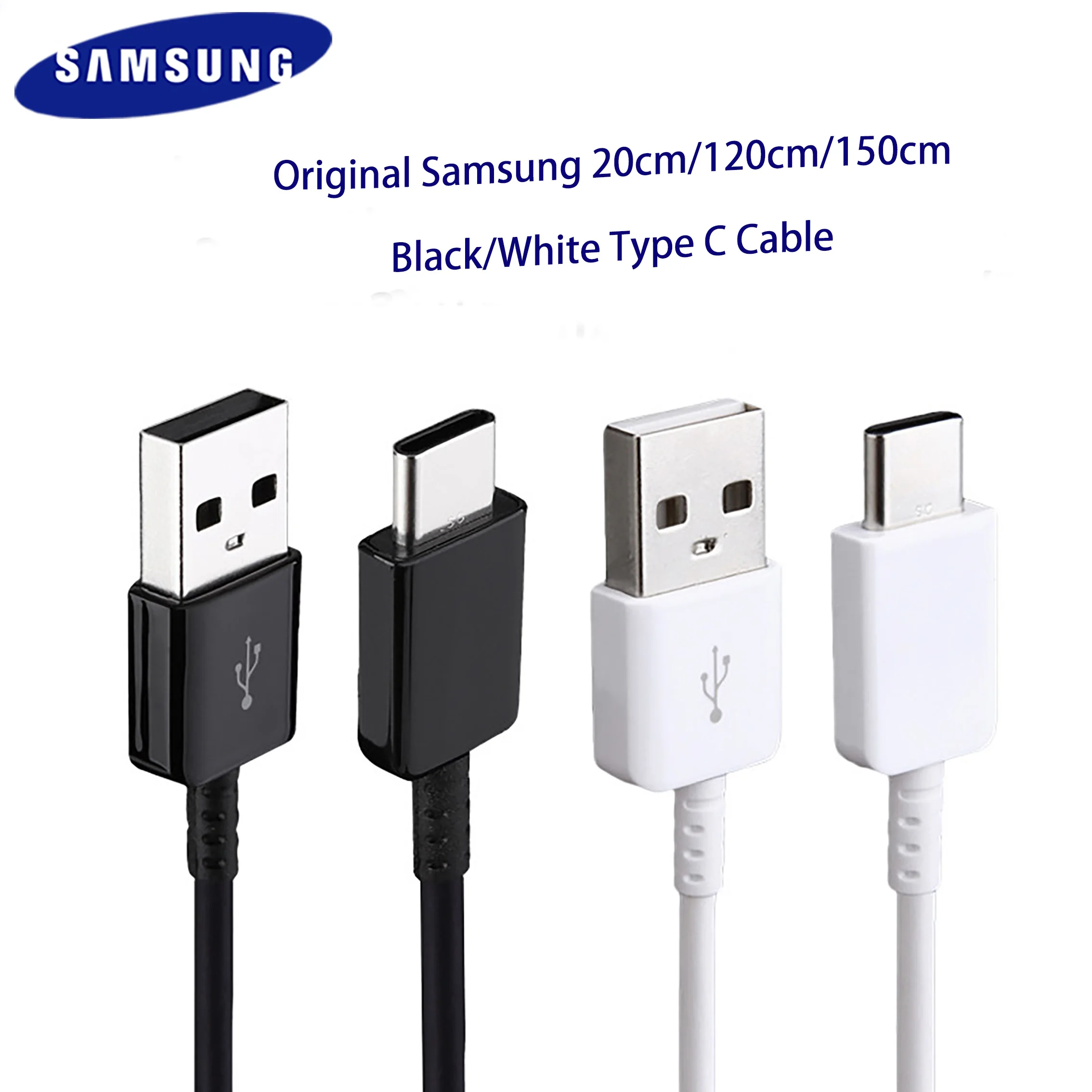 

Original Samsung USB Charger Cable Type C Data Transfer SYNC Cable Cord For Galaxy S8/S8 plus S9/S9 plus C5 C7 C9 pro Note 8 9 7