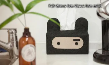 

Korean new felt tissue box, fresh and lovely paper pull box, high-grade household creative felt storage bag