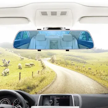 

Universal 4.3 Inch HD 1080P Rearview Mirror Car DVR Camera with Dual Lens Support Parking Monitor & Motion Detection
