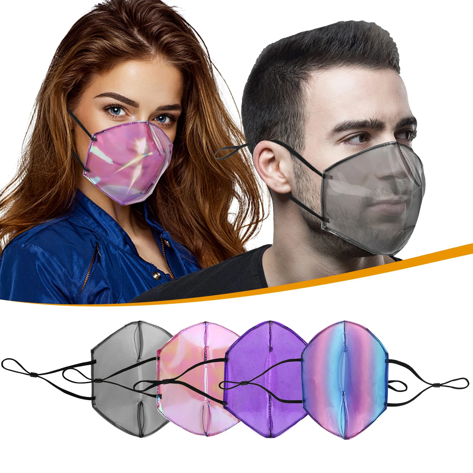 

Fast Delivery Within 24 Hours MÃ¡scara Fasion Reusable Adult Face Washable Mask ultraviolet Mask Bandage Mascarilla