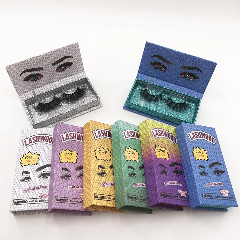 Custom Lash Packaging Empty Lashwoods 