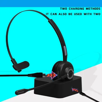 

FDBRO Wireless Bluetooth Headset Business Traffic Headset Trucker Headset Bluetooth Traffic Headset