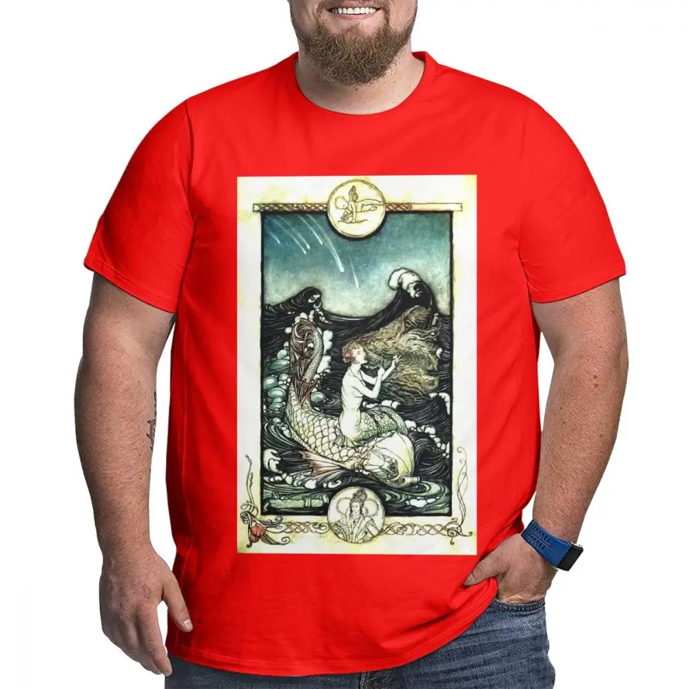 Винтажная книжная иллюстрация, Шекспир (3) иллюстрация, Мужская футболка большого размера
