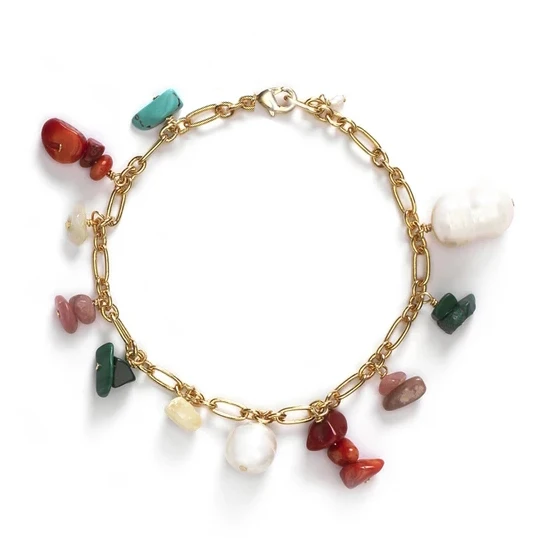 Стимпанк bijoux vsco девушка colar сердце кулон ожерелья ketting Choker колье Colares femme пресноводные жемчужные женские ожерелья - Окраска металла: bracelet