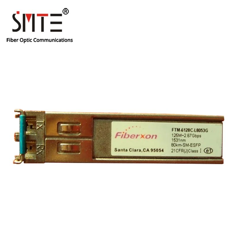 

Fiberxon FTM-6128C-L8053G 125M-2.67G 1531NM 80KM-SM-ESFP Fiber Optical Module