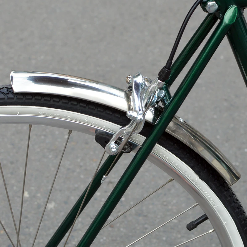 Road Bike Fenders 700C Vintage Bicycle Retro Fixed Gear Fender Cycling Practical Parts Silver