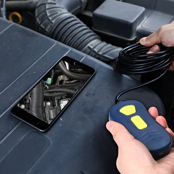 

Hot New Wireless Endoscope WiFi Borescope Snake Camera IP67 Waterproof HD Inspection Camera with 6 LED Lights Car Repair Tool