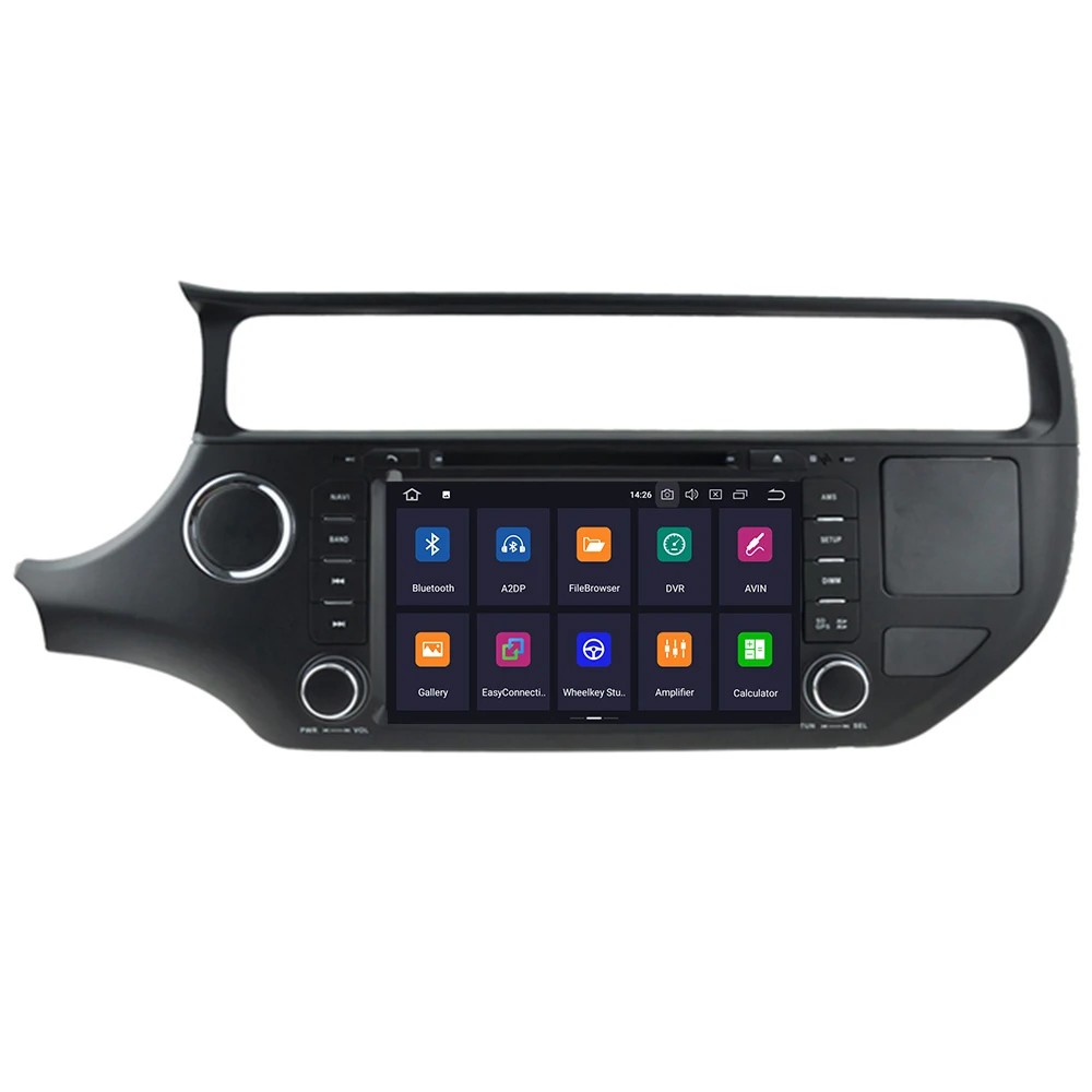 Автомобильный мультимедийный DVD-плеер Android 10 8 ядер для KIA Rio K3 2015-2019 2 Din