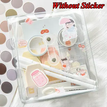 

Cute PVC Transparent Convenient Storage Pouch Winding Multifunctional Waterproof Thickened Document Bag File Folder