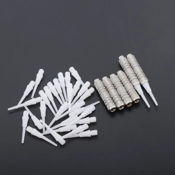 

6pcs Replacement Shaft Barrels With 30pcs Soft Points Tip 2BA Size