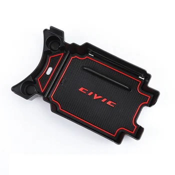 

Car Armrest Storage Box Container Holder Accessories For Honda Civic 2016 2017 2018 2019 2020 Organizer carstyling