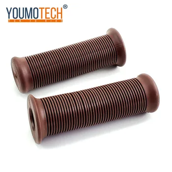 

Hot retro cafe racer parts 22MM24MM rubber motorbike grip for Yamaha triumph BWM protaper motorcycle moto handlebar grips