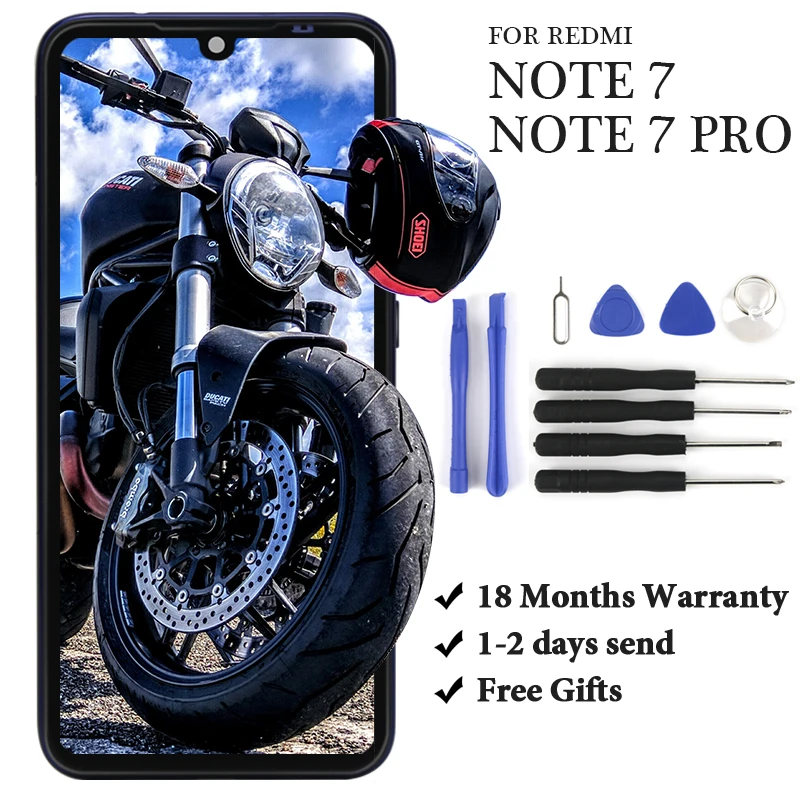 Высококачественный экран для Xiaomi Redmi note 7/Redmi 7 pro ЖК-дисплей с рамкой дигитайзер