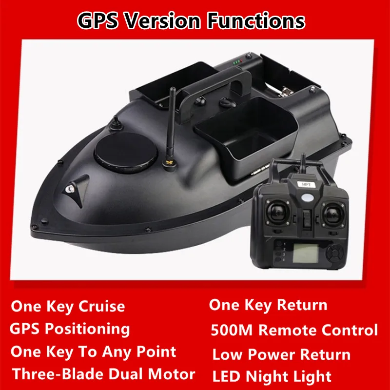 Professional 500M 16 GPS Position Constant Speed Cruise RC Fishing Boat 2KG Load 6Hour 3Hopper GPS Smart High Speed RC Bait Boat 6 Professional 500M 16 GPS Position Constant Speed Cruise RC Fishing Boat 2KG Load 6Hour 3Hopper GPS Smart High Speed RC Bait Boat 6