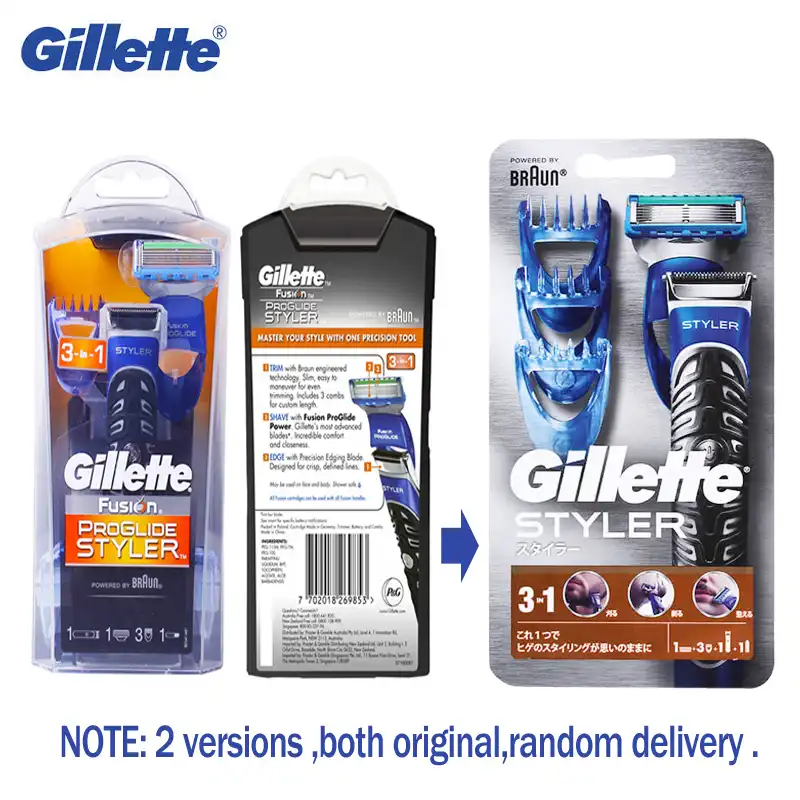 gillette rasoir tondeuse fusion proglide styler 3 en 1