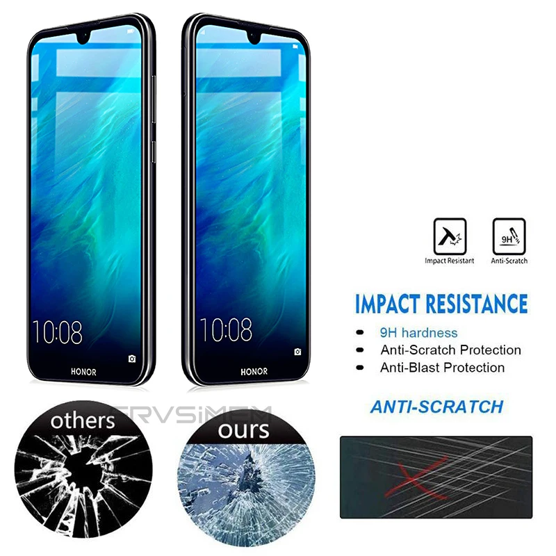 3 шт полное защитное стекло 5D для huawei Honor 7A 5,45 7C PRO 8A 8X8 S 8C 7S 7X 9X PRO EU защитное закаленное стекло