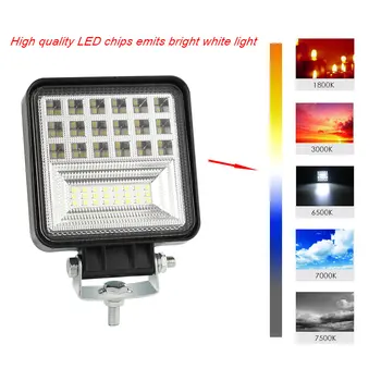 

Aluminum Alloy Housing LED Work Lights Bar 7 Inch 12000K Waterproof IP67 Car LED Light Bar Car LED Work Light Bar