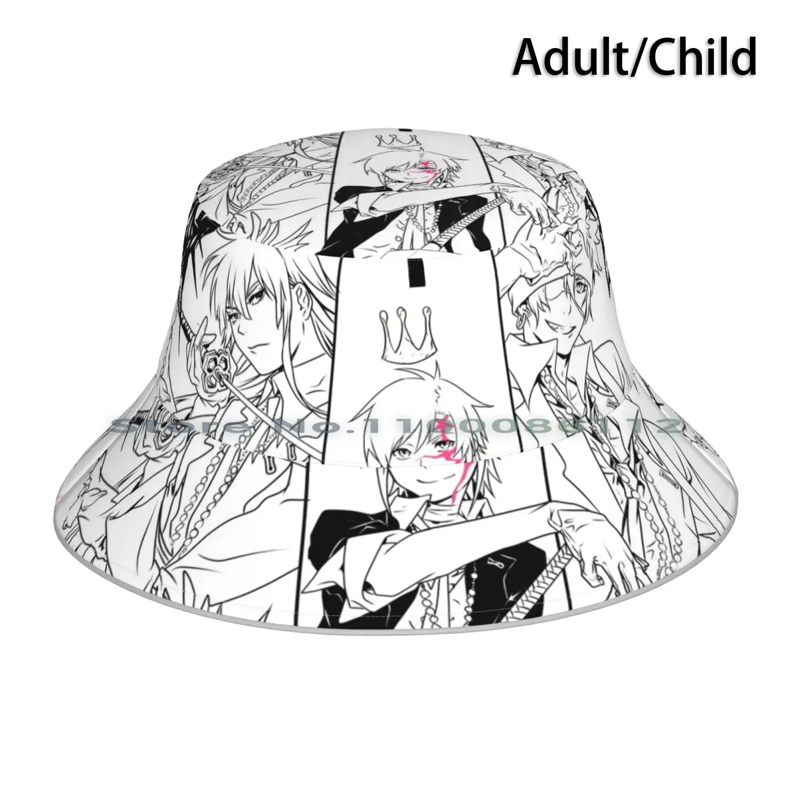 D.Gray-Man Cappello Da Pescatore Berretto Da Sole D Grey Man Anime Manga Allen Walker Yu Kanda Lenalee Lee Lavi Bookman Evo Arystar Krory