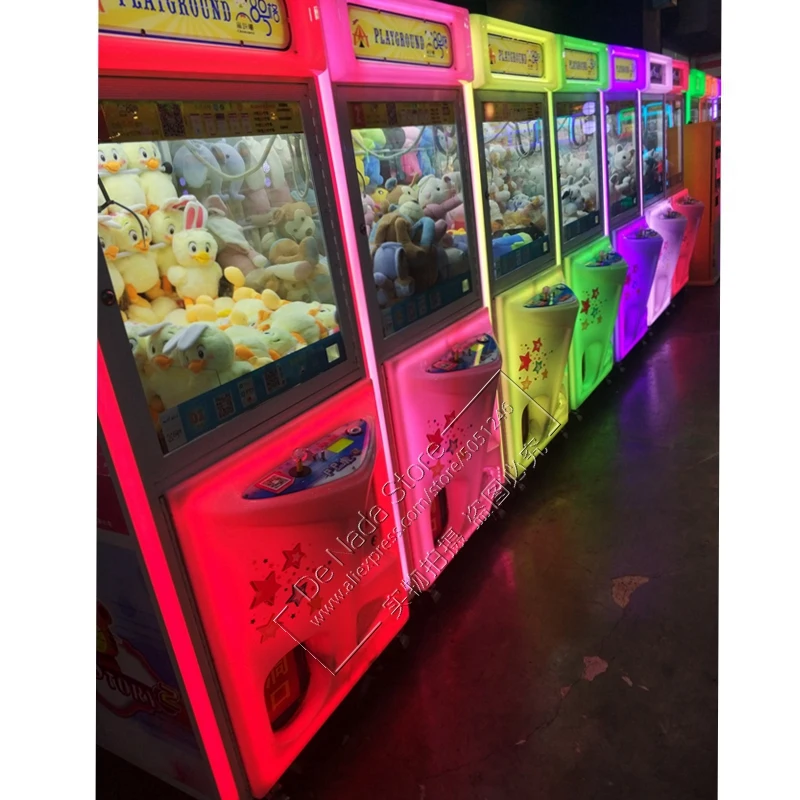 Children Adults Catch Plush Toys Claw Cranes Machine Vending Gift Arcade Game Machine For Amusement Center