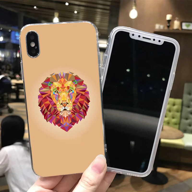 

Lion Desgin of TPU Silicone Gel Soft Phone Case Cover for UMIDIGI Plus Rome RomeX A3/A3pro F1 S2/S2pro S3pro Z2/Z2pro S10Pr