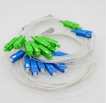 

20pcs 1X8 PLC Splitter / Fiber Optic PLC spliter APC free shipping SC APC 1/8 plc splitter
