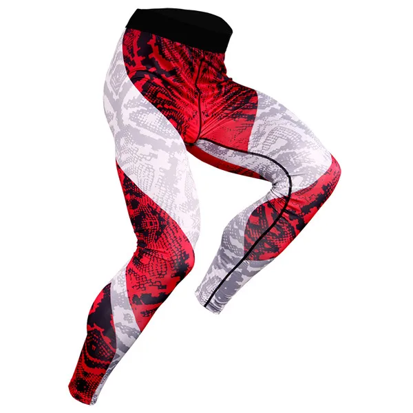 Мужские Компрессионные Леггинсы для спортзала спортивные тренировочные брюки мужские брюки для бега Мужская спортивная одежда для бега - Цвет: 12