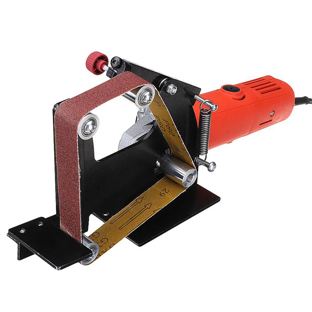 Electric Angle Grinder Belt Sander Metal Wood Sanding Belt for 100 Polishing Woodworking Tool