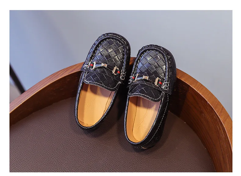 girls leather shoes 2021 New Small Leather Shoes Boys Wear Soft Leather Casual British Alligator Children's Fashion Shoes bata children's sandals