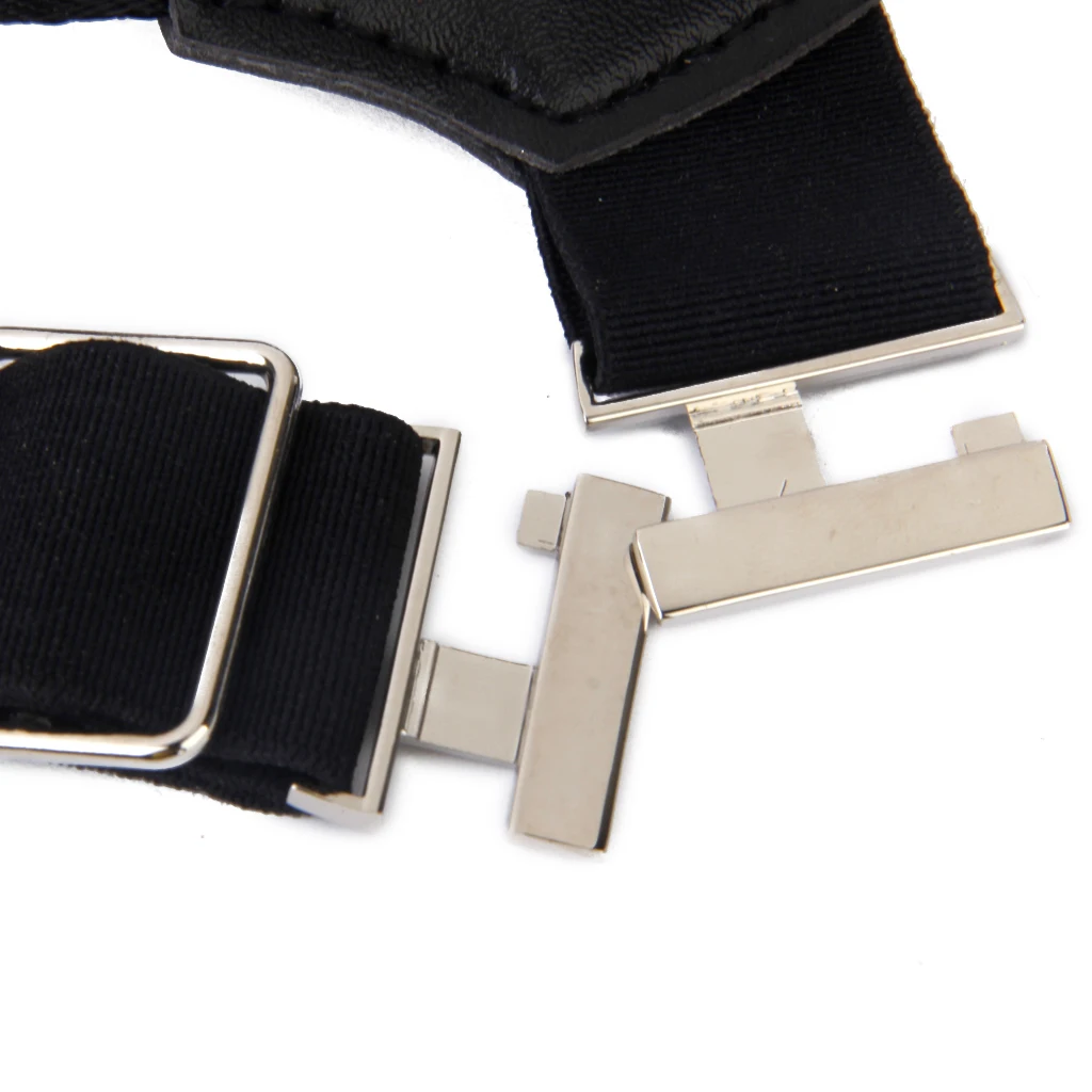 1 Pair Mens Sock Suspenders Garter Hold Up Braces Elastic Clip Grip Adjustable