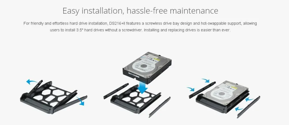 Synology Disk Station NAS DS218+ 2-bay бездисковой Nas сервер Nfs Сетевое хранилище облачным хранилищем 3 года гарантии сервер для хранения