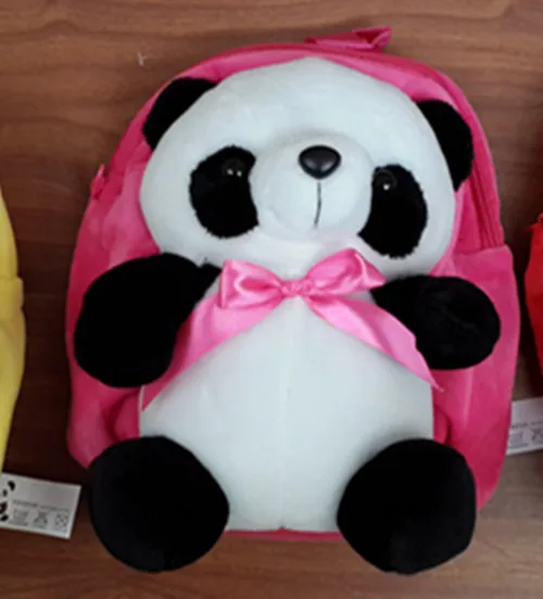 #*Cheap Backpack Hot Selling Plush School Bag Children Sichuan Panda Anime Peripheral Plush Toys Backpack Customizable