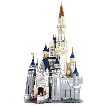 

16008 Cinderella Prinses Kasteel Stad Model Bouwsteen Kind Speelgoed Voor Kinderen Gift 4080Pcs Compatibel Met Film 71040