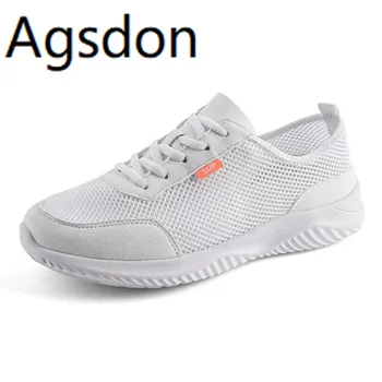 

Summer New Casual Men Shoes Lightweight Breathable Men Shoes Sneakers Comfortable Mesh Shoes High Quality Plus Size White 2020